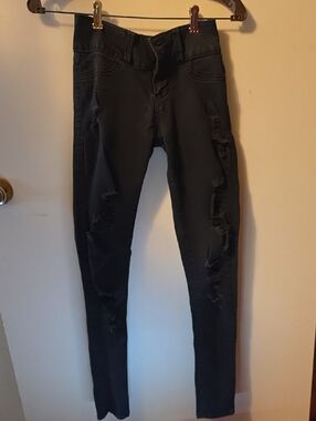 Blackheart Black High-Rise Skinny Jeans